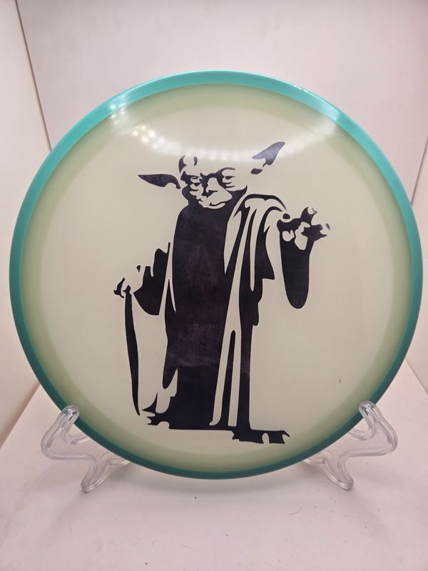 Axiom Discs Crave Eclipse Dyed &quot;Glowda&quot; with Teal Rim 171g