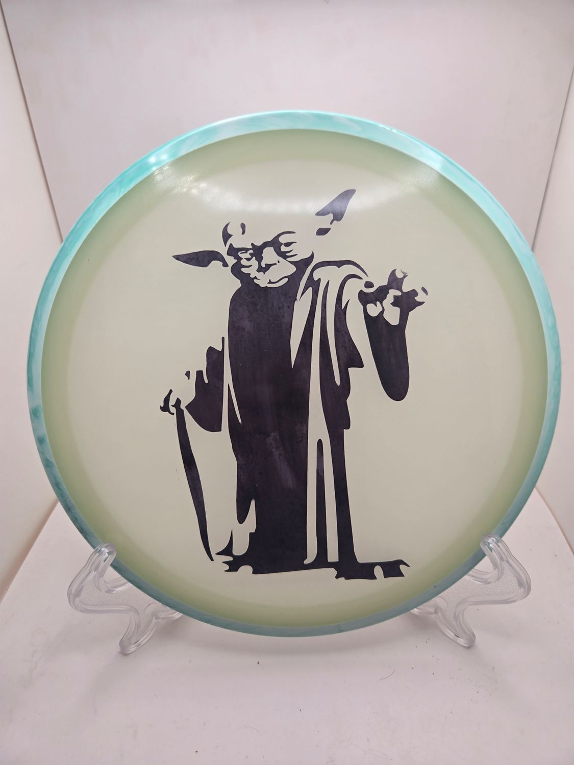 Axiom Discs Crave Eclipse Dyed &quot;Glowda&quot; with Swirly White/Teal Rim 172g
