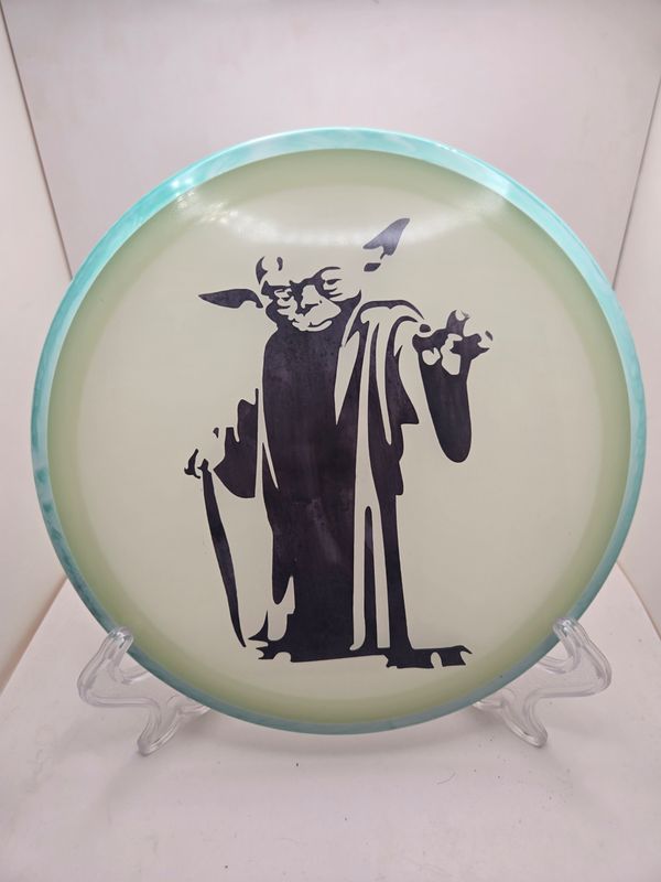 Axiom Discs Crave Eclipse Dyed &quot;Glowda&quot; with Swirly White/Teal Rim 172g