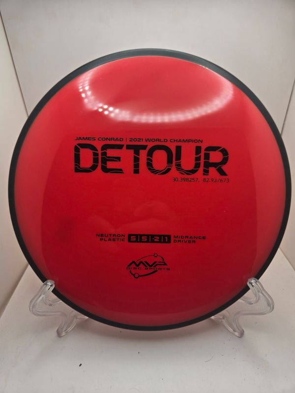 MVP Discs Neutron Red Detour Stock 178g