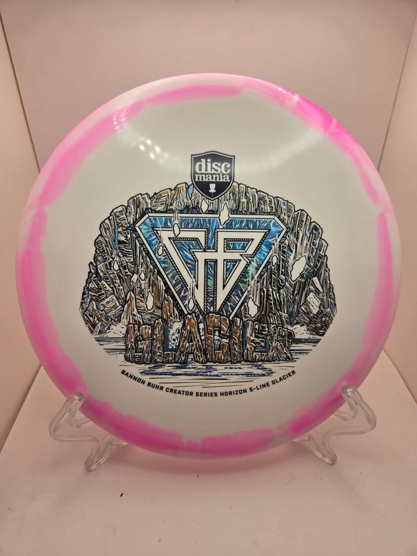 Discmania Discs Gannon Buhr Creator Series Horizon S-Line Glacier White with Pink Rim 178g