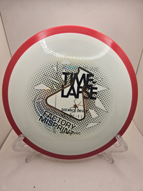 Axiom Discs Neutron Time-Lapse - Misprint (retooled) White with Red Rim 175g