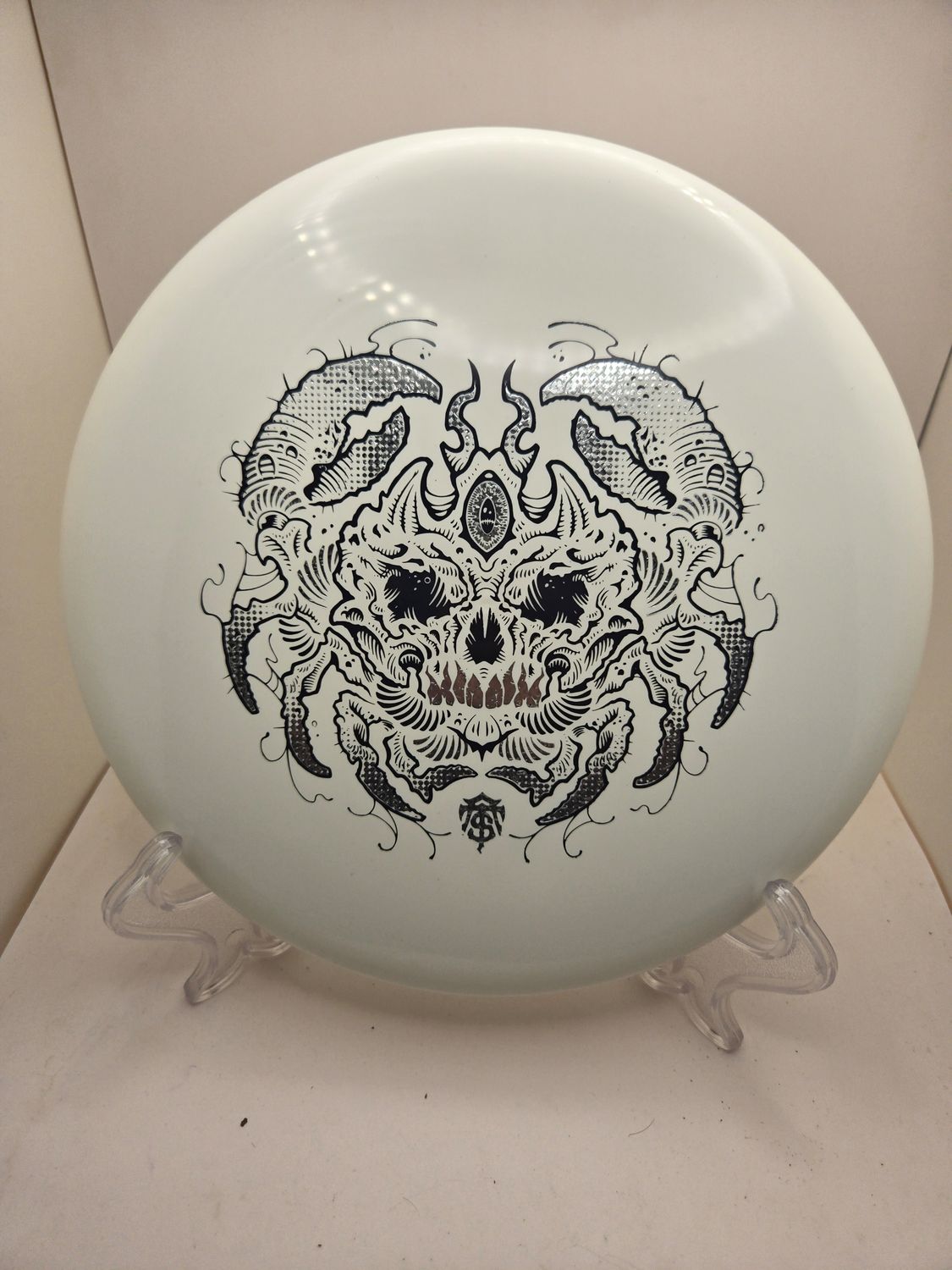 Thought Space Athletics White Soft Aura Praxis with Black/Silver Stamp 174g