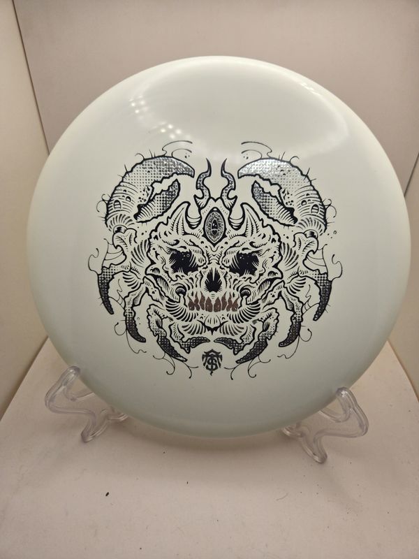 Thought Space Athletics White Soft Aura Praxis with Black/Silver Stamp 174g