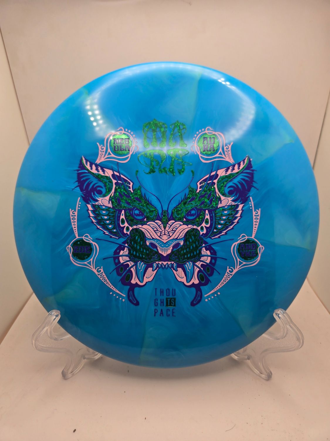 Thought Space Athletics Discs Zoe Andyke Signature Series - Nebula Aura Mana Blue 177g