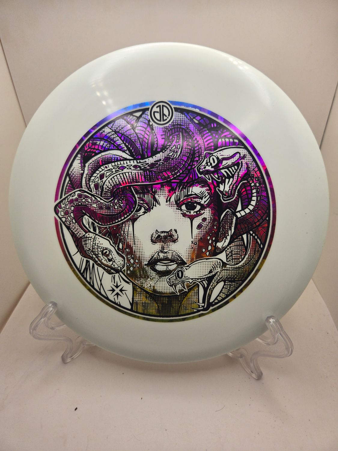 DFX Discs Innova Discs Medusa Mako3 White with Gold/Red/Purple Stamp 176g