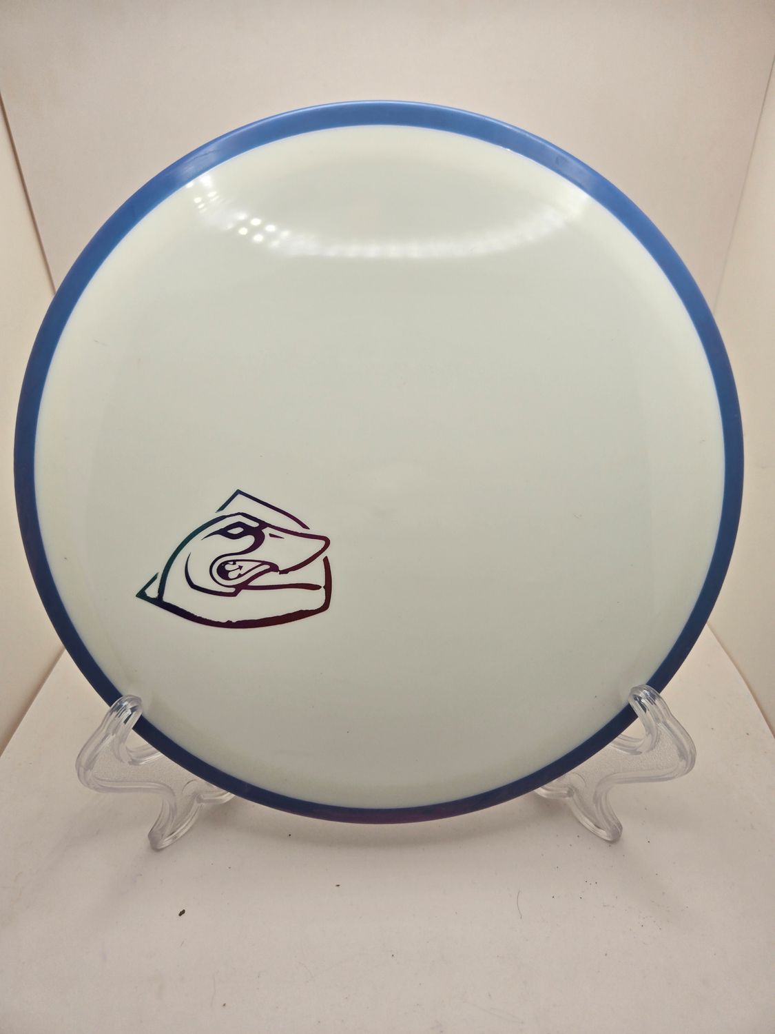 Axiom Discs Team MVP DFX Gradient Goose Stamp Neutron Crave White with Swirly Blue Rim 174g