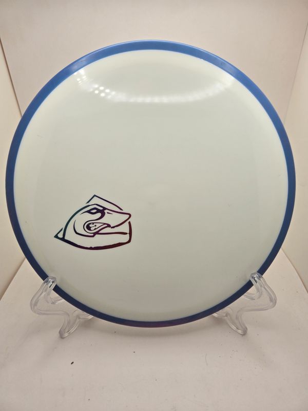 Axiom Discs Team MVP DFX Gradient Goose Stamp Neutron Crave White with Swirly Blue Rim 174g