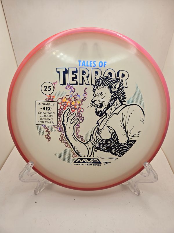 Axiom Discs Particle Eclipse Hex - Jeremy Koling 2025 Halloween Special Edition with Pink/Red Rim 176g