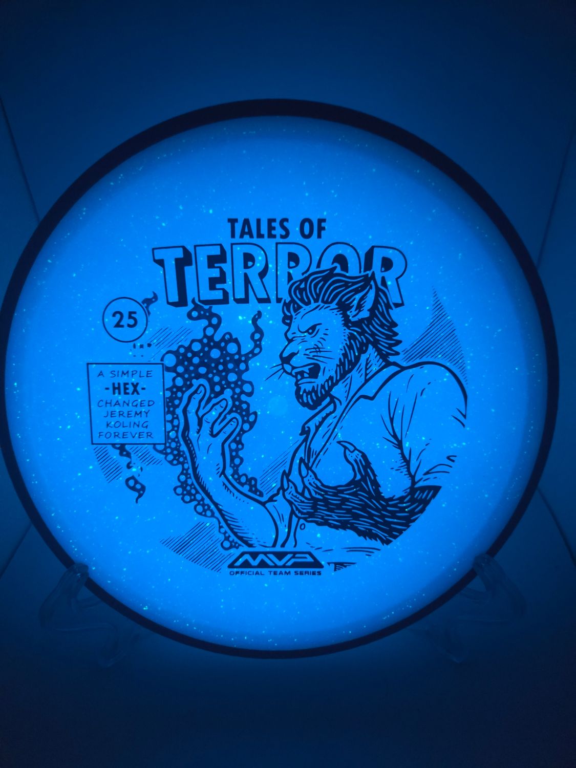Axiom Discs Particle Eclipse Hex - Jeremy Koling 2025 Halloween Special Edition with Pink/Red Rim 176g