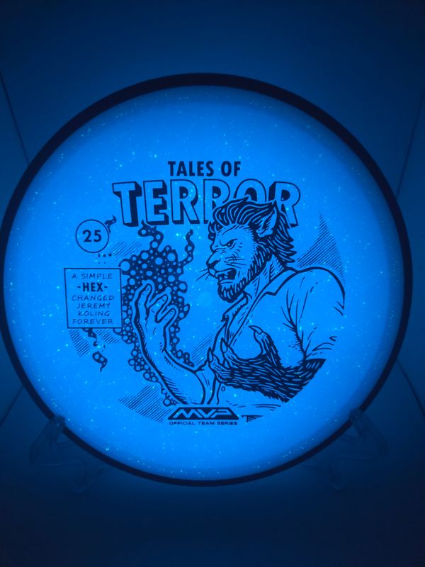 Axiom Discs Particle Eclipse Hex - Jeremy Koling 2025 Halloween Special Edition with Pink/Red Rim 176g