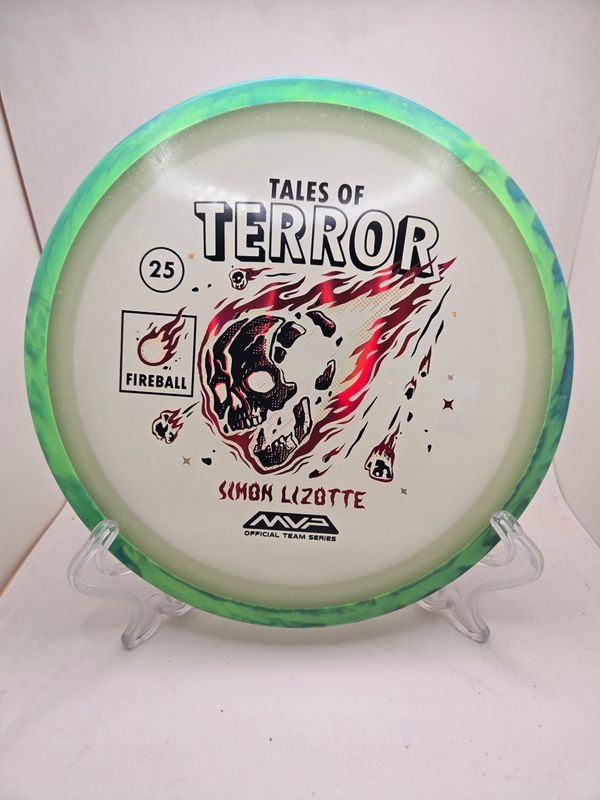 Axiom Discs Particle Eclipse Fireball - Simon Lizotte 2025 Halloween Special Edition Swirly Green Rim 174g