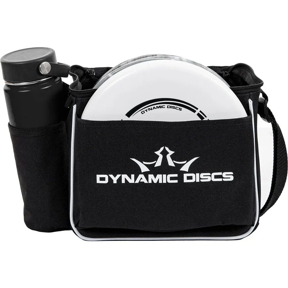 Dynamic Discs Cadet Shoulder Disc Golf Bag Cadet Black and White
