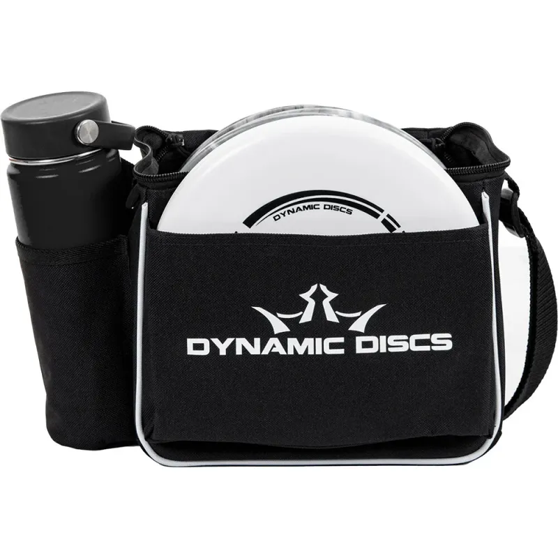 Dynamic Discs Cadet Shoulder Disc Golf Bag Cadet Black and White