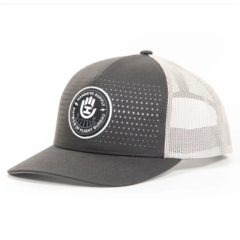 Dynamic Discs Handeye Supply Co Field Agent Trucker Hat Black and Grey