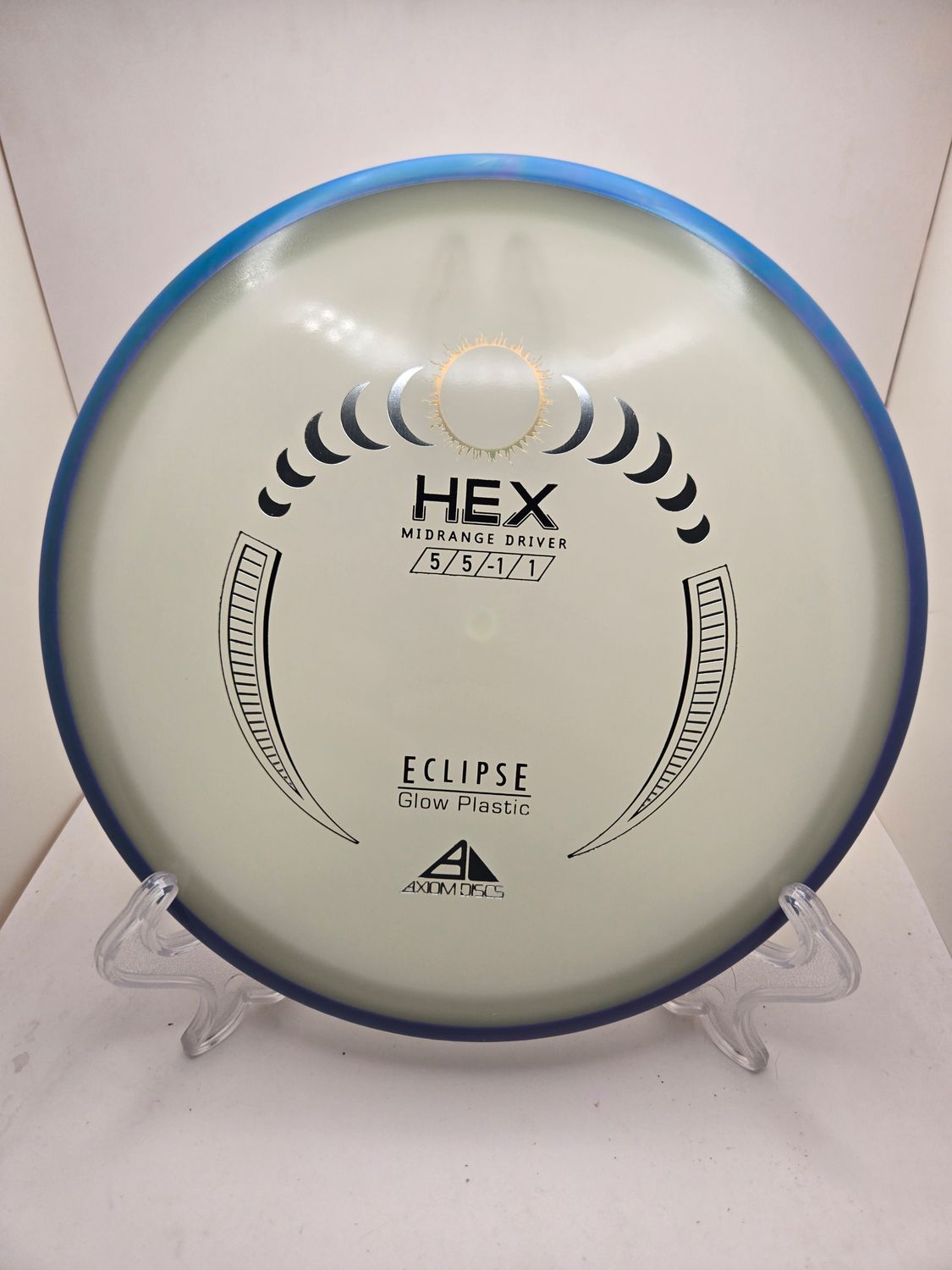 Axiom Discs Hex Eclipse Blurple Swirly Rim 176g