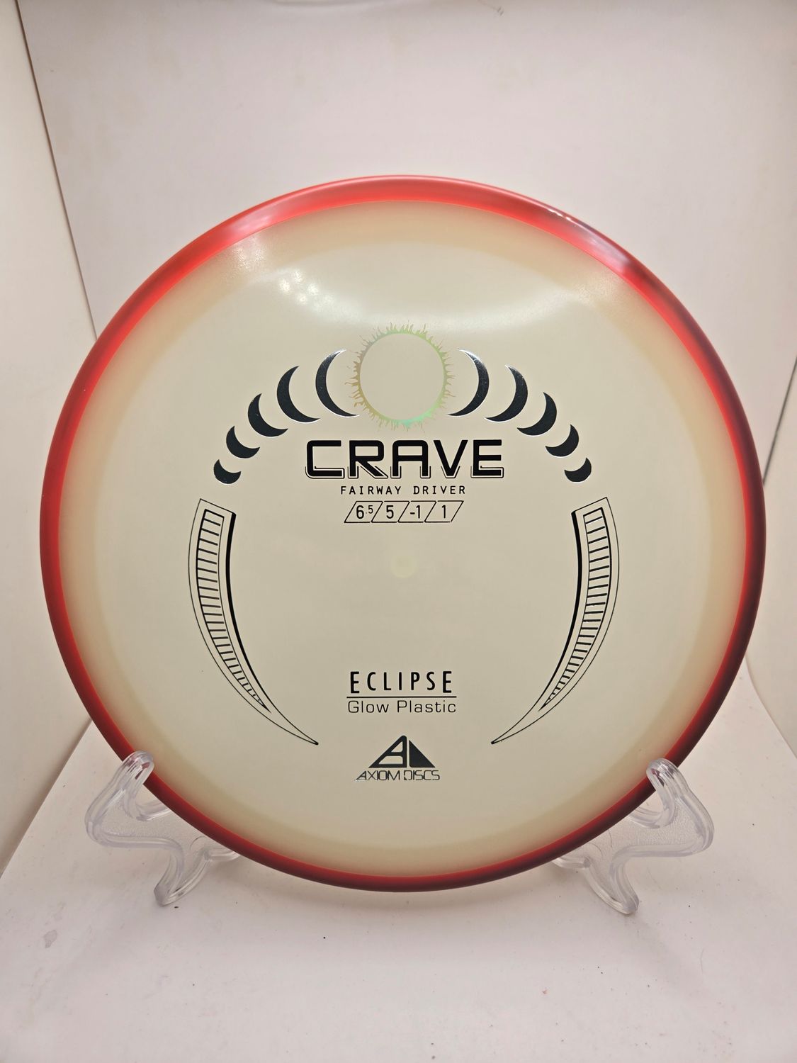 Axiom Discs Crave Eclipse Stamped Red Rim 168g