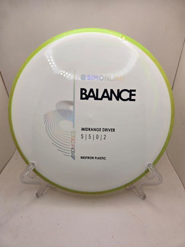 Axiom Discs Neutron Balance Stock White with Green Rim 176g