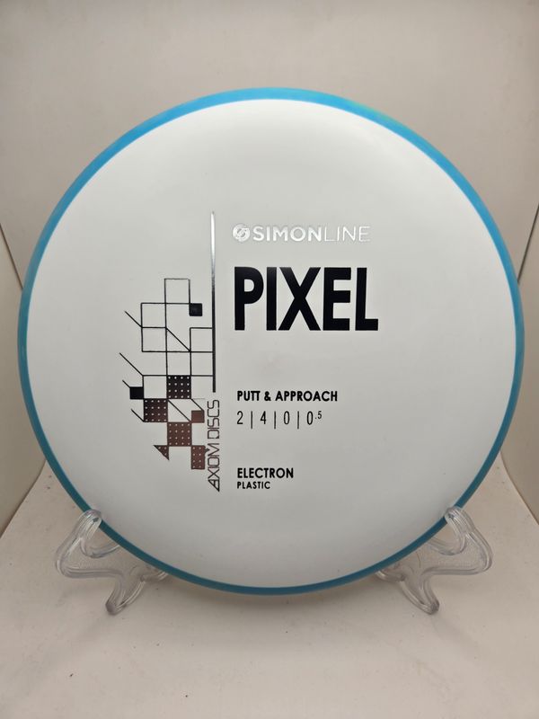 Axiom Discs- Simon Line - Electron Pixel - Stock White with Blue Rim 175g.