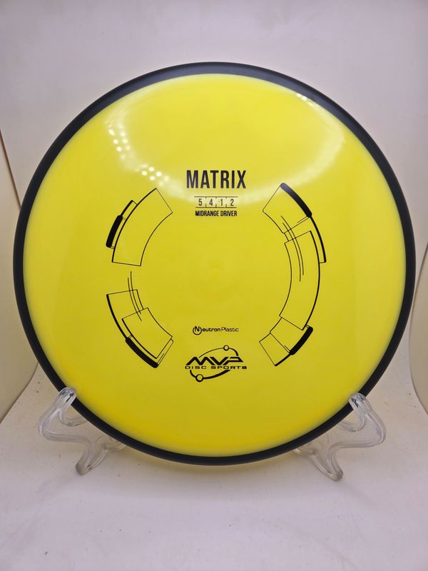 MVP Discs Yellow Stamped Neutron Matrix 175g