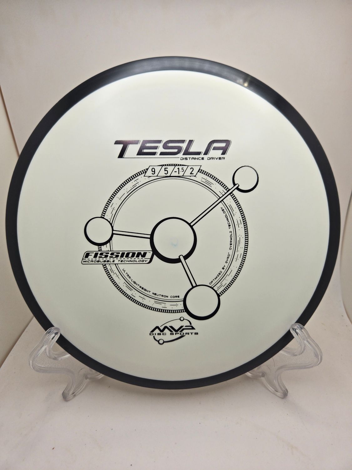 MVP Discs Tesla Dayglow White Fission 157g