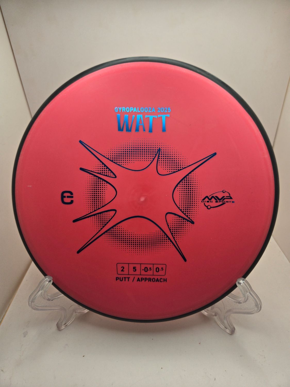 MVP Discs Special Edition Gyropalooza 2025 Salmon Red Watt Electron 165g