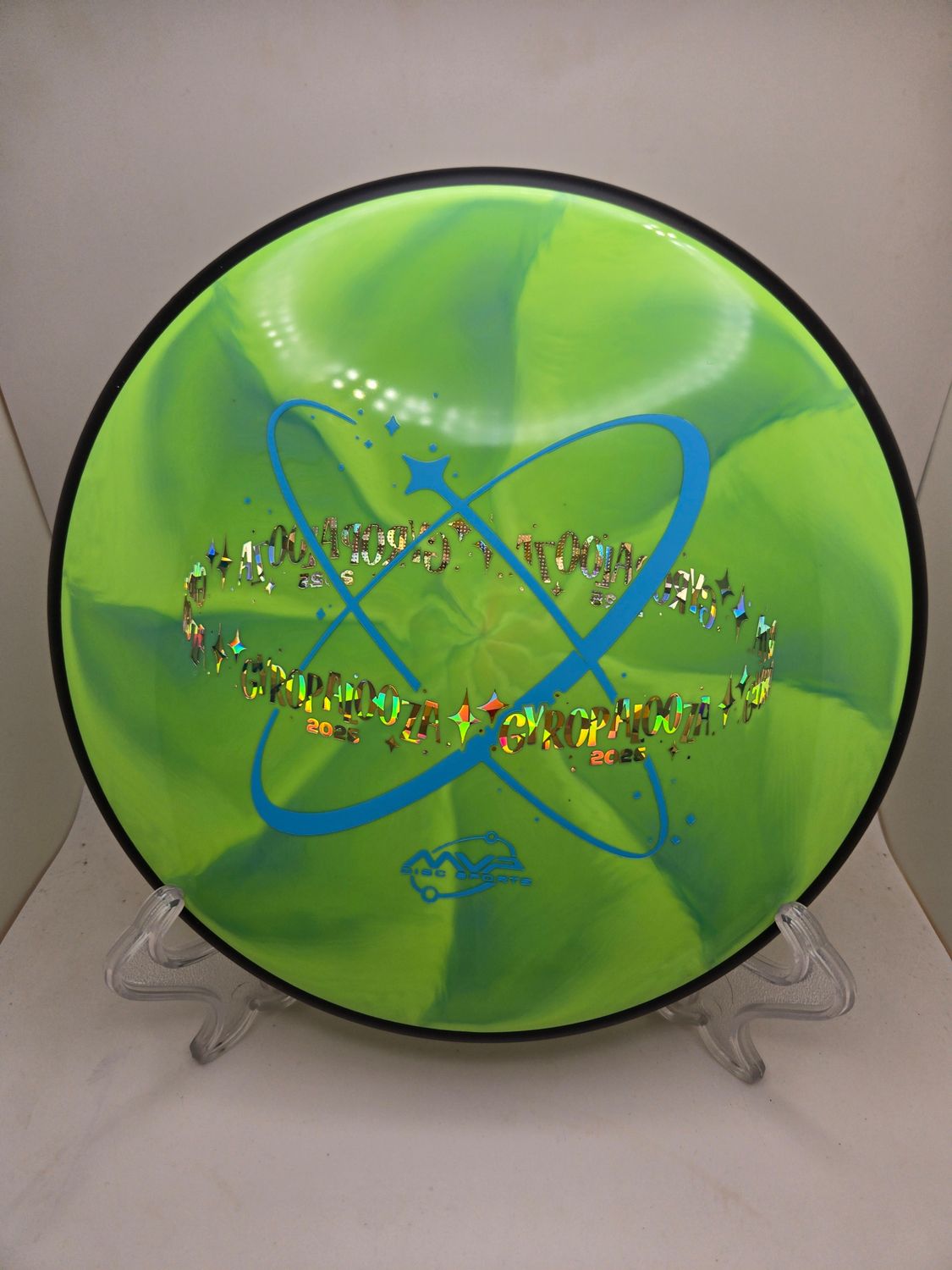 MVP Discs Special Edition Gyropalooza 2025 Cosmic Neutron Ohm -Green Burst 174g