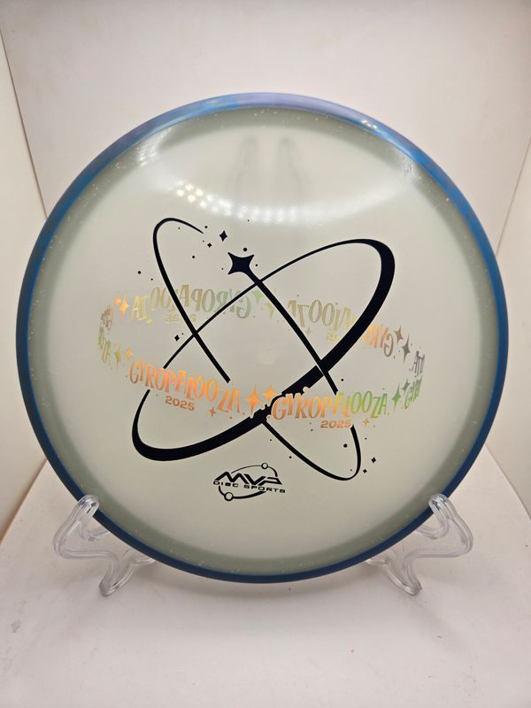 Axiom Discs Special Edition GyroPalooza 2025 Hex Eclipse Particle Blue Swirly Rim 177g
