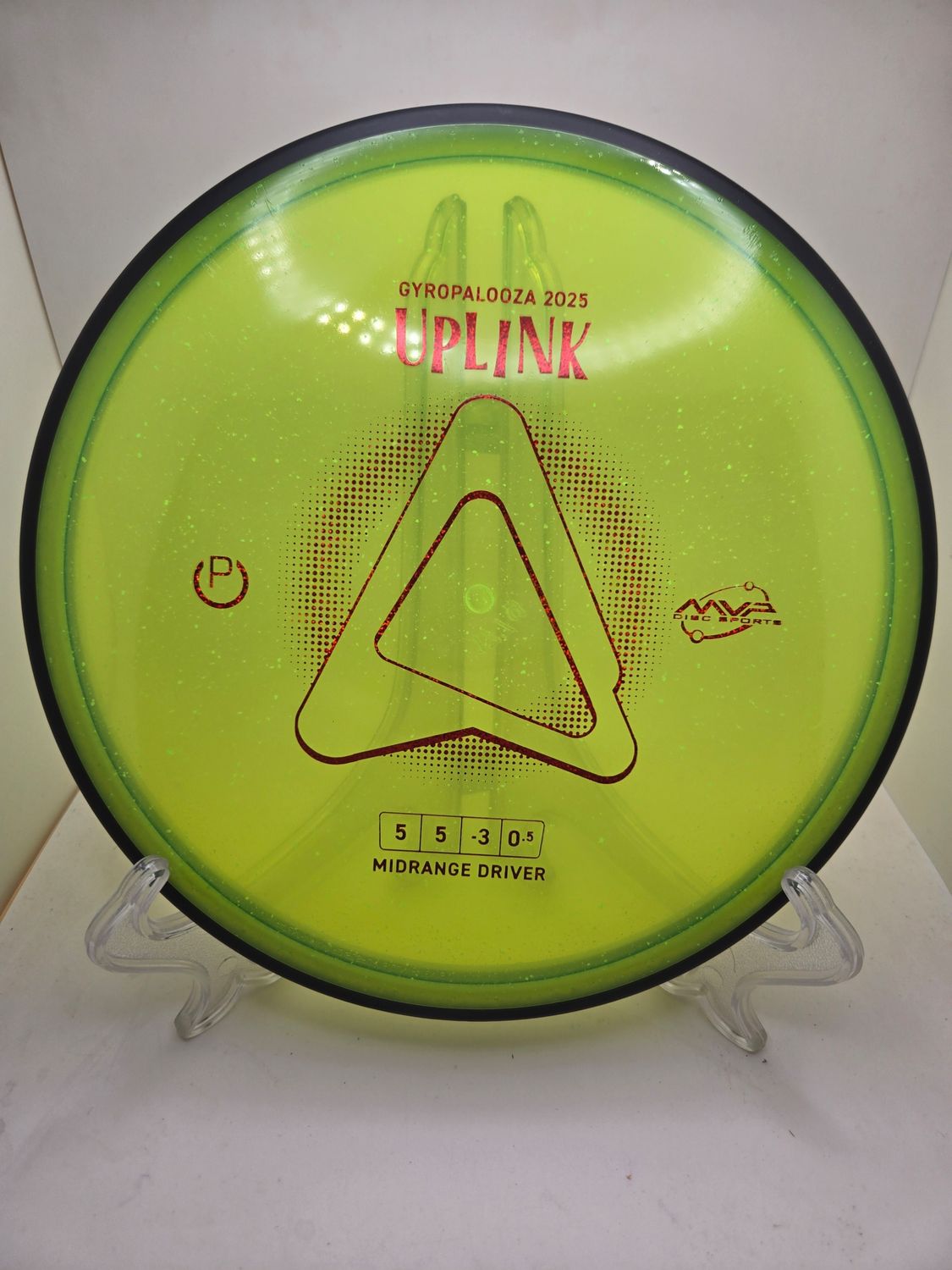 MVP Discs Special Edition GyroPalooza 2025 Uplink Particle Glow Yellow 177g
