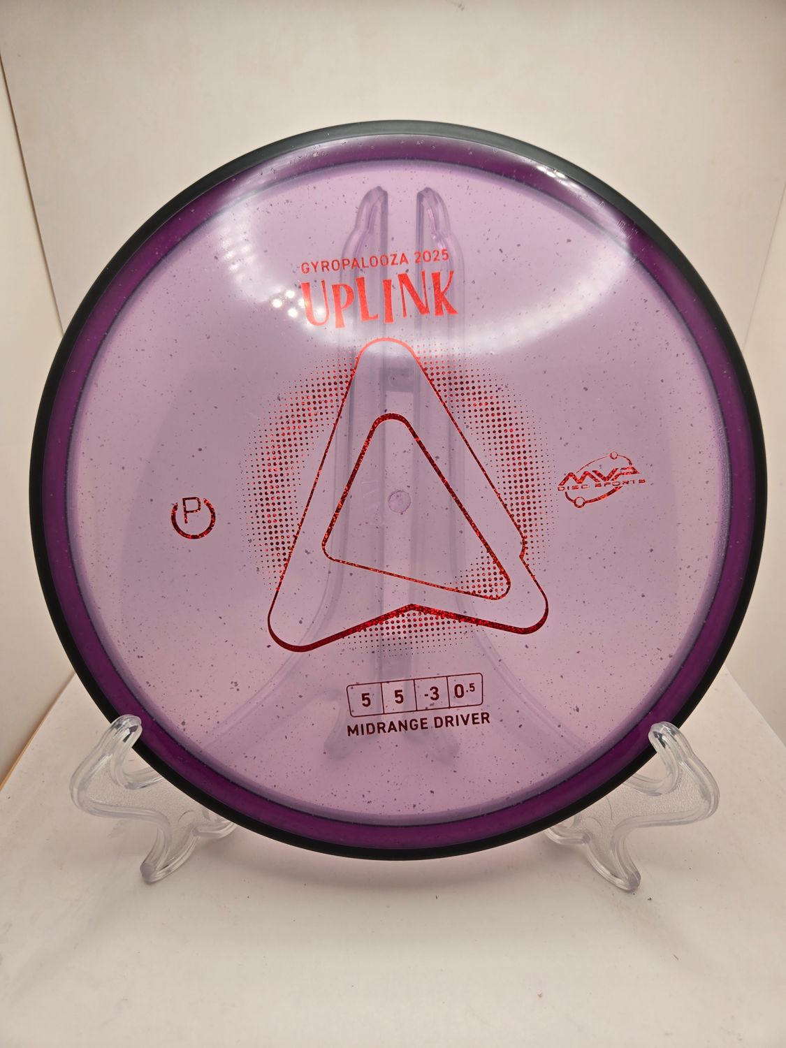 MVP Discs Special Edition GyroPalooza 2025 Uplink Particle Glow Purple 176-177g