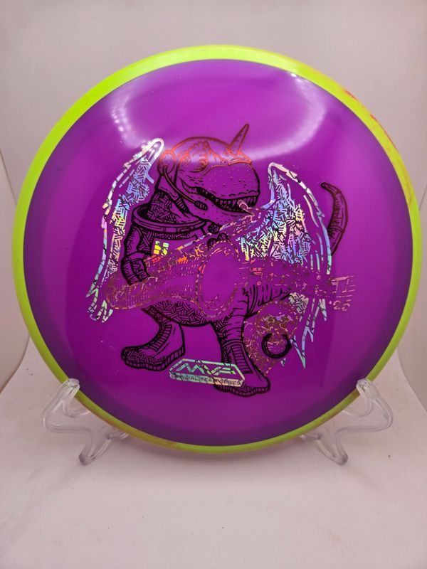 Axiom Discs Neutron Crave 2025 Team Series GyroPalooza 2025 Purple with Yellow Rim 175g