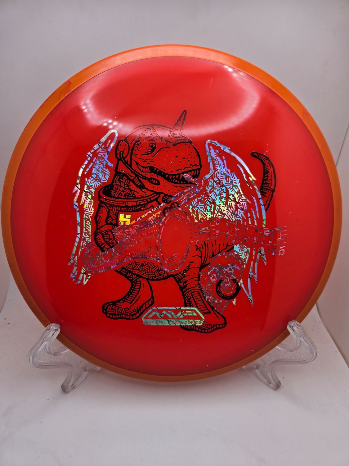 Axiom Discs Neutron Crave 2025 Team Series GyroPalooza 2025 Red with Orange Rim 173g