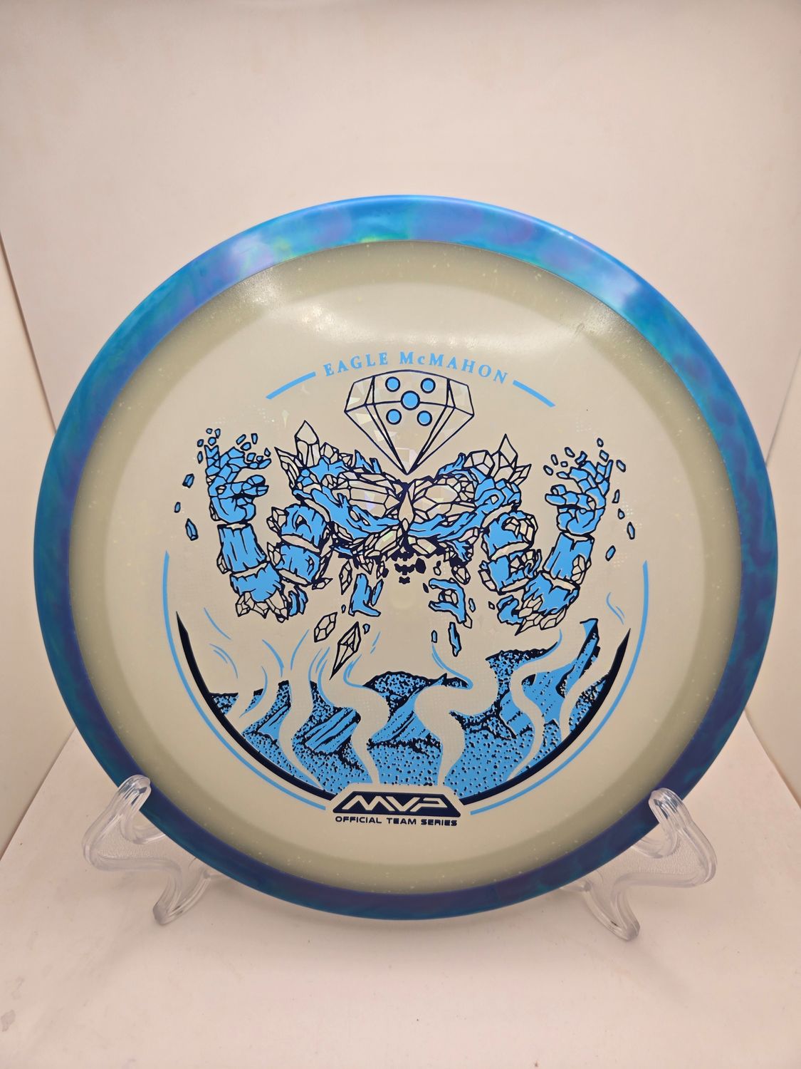 Axiom Discs Particle Eclipse Thrill - Eagle McMahon Team Series - Elemental Thrill Swirly Purple/Teal 174g