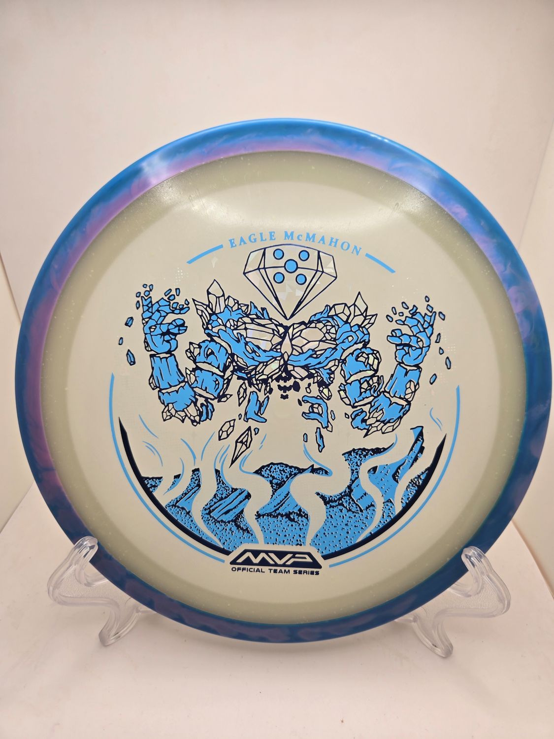 Axiom Discs Particle Eclipse Thrill - Eagle McMahon Team Series - Elemental Thrill Swirly Blue/Purple 174g