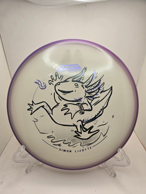 Axiom Discs Particle Eclipse Pixel - Simon Lizotte Team Series - Lizottl&#39; Blue Glow with Purple Rim 173g