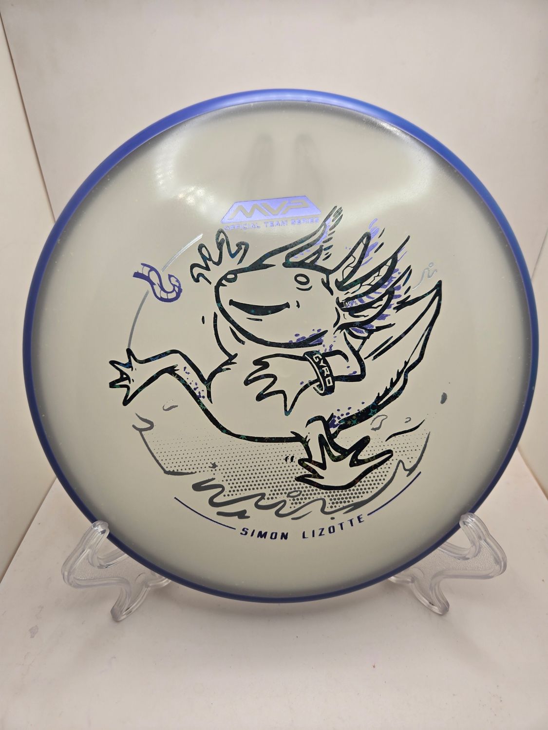 Axiom Discs Particle Eclipse Pixel - Simon Lizotte Team Series - Lizottl&#39; Blue Glow with Blurple Rim 173g