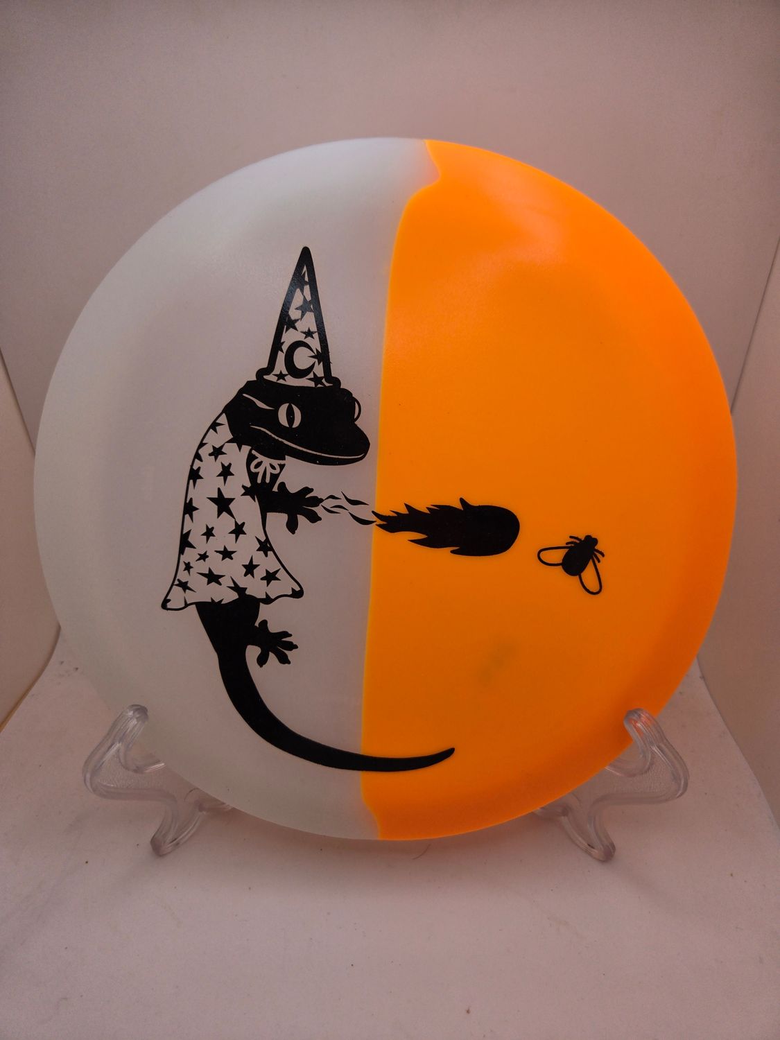 Elevation Discs glO-G Gecko Fireball Orange and White Superflex 168g