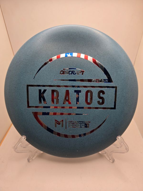 Discraft Discs First Run Paul McBeth Kratos Blue with American Flag Stamp 172g