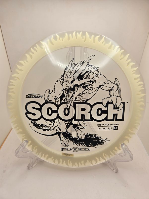 FuZed Line Scorch Clear Plate White back with Black Stamp 170-172g
