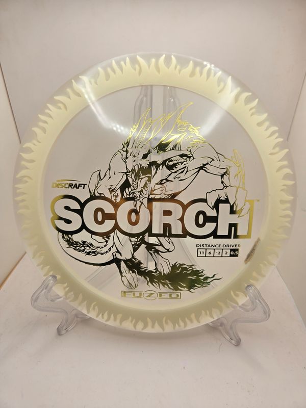 FuZed Line Scorch Clear Plate White back with Gold Stamp 173-174g