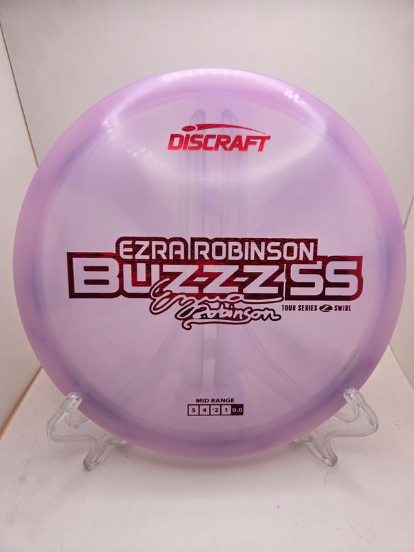 Discraft Discs 2025 Ezra Robinson Tour Series Buzzz SS Pink/Purple with Red Stamp 177+g