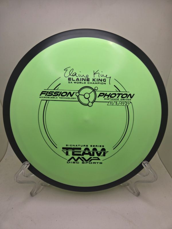 MVP Elaine King Dayglow Green Stamped Fission Photon 149g