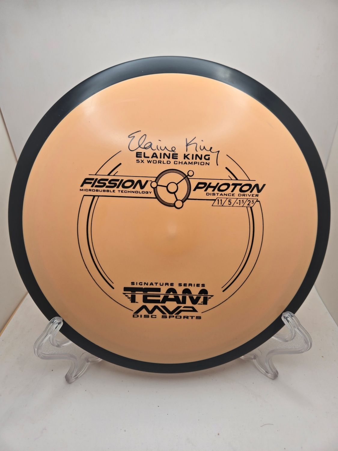 MVP Elaine King Peach Stamped Fission Photon 156g