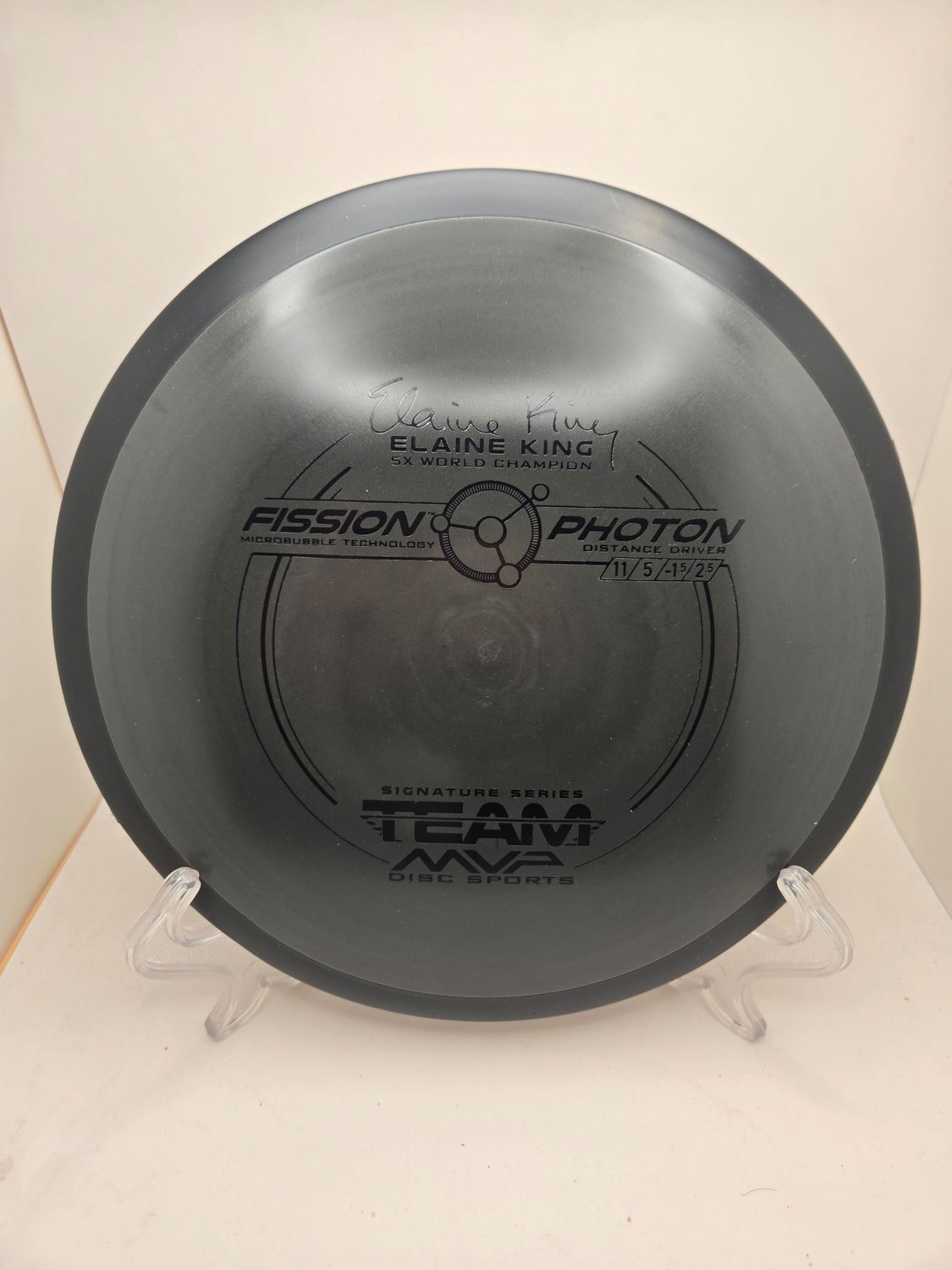 MVP Elaine King Black Stamped Fission Photon 164g