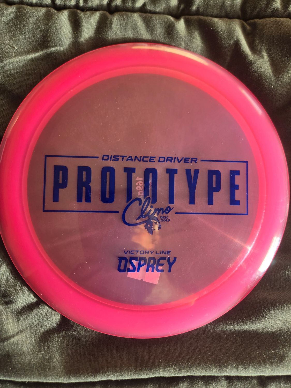 Climo Discs Prototype Victory Osprey Pink with Blue Stamp 169g