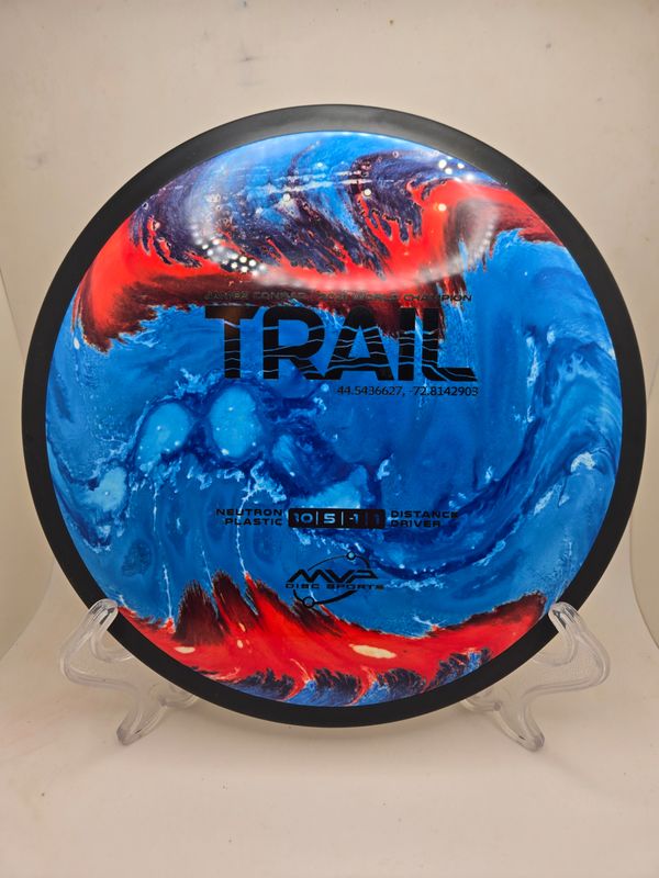 MVP Discs Neutron Trail Dyed Blue/Red 175g