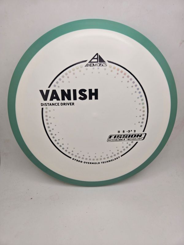 Axiom Discs Vanish White with Green Rim Fission 175g