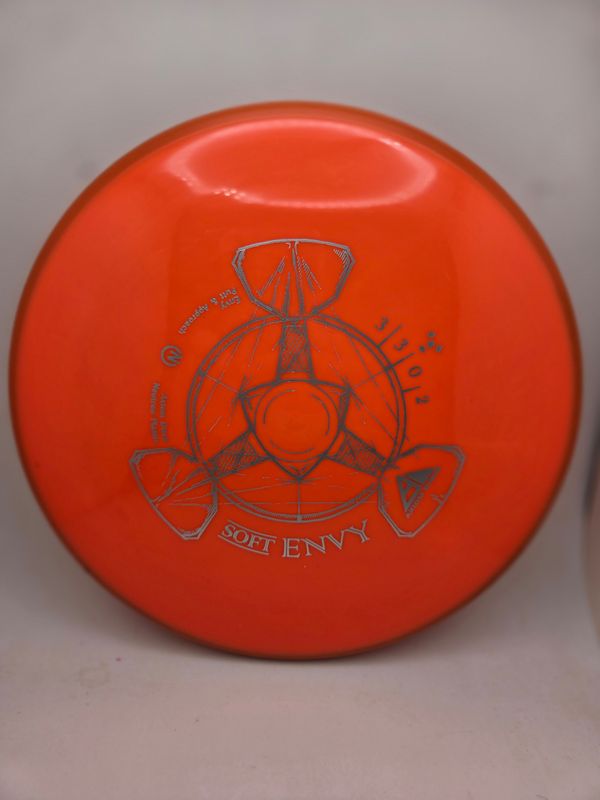 Axiom Discs Envy Soft Neutron Orange with Orange Rim 174g.