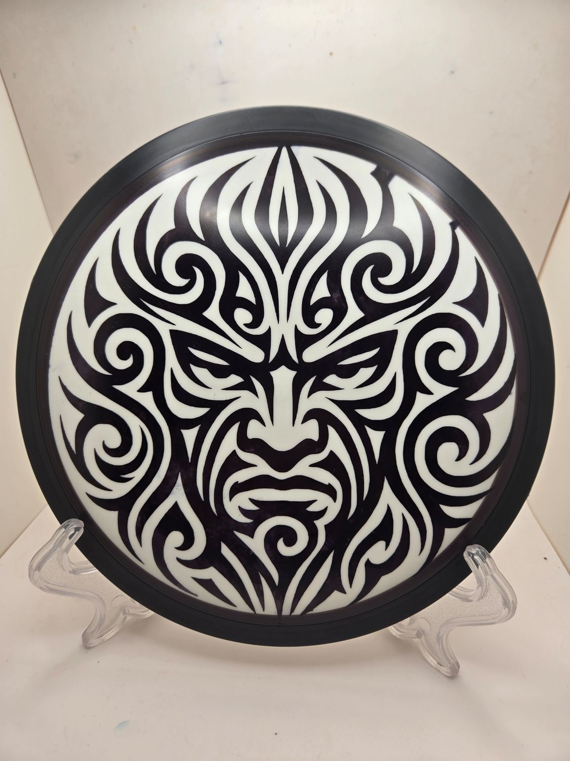 MVP Discs Fission Wave "Ward off all Evil Trees" Dyed Black and White 172g