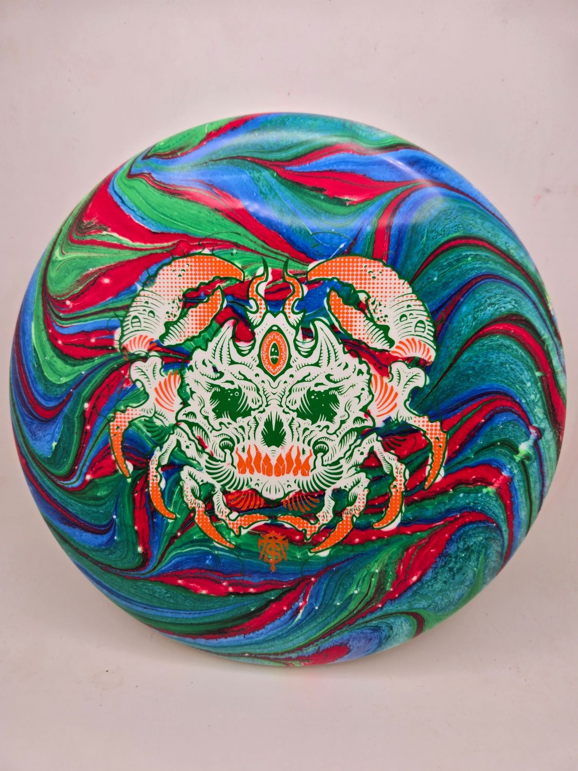 Thought Space Athletics Dyed Soft Aura Praxis with Green/Red Stamp 174g